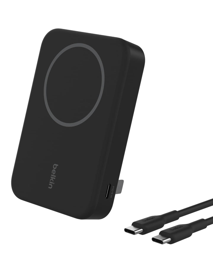 Belkin BoostCharge Pro Kabellose Powerbank 10000mAh mit Qi2, MagSafe-Kompatibles Tragbares Ladegerät