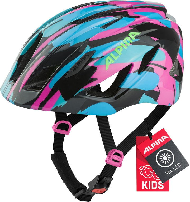 ALPINA PICO - Leichter, Optimal Klimatisierter & Bruchfester Fahrradhelm Mit Fliegennetz Für Kinder