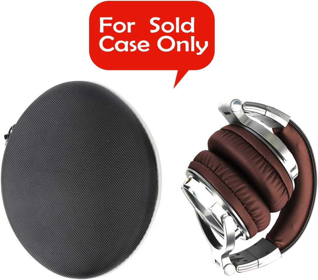 Khanka Hart Kopfhörer Tasche Für OneOdio DJ Kopfhörer Over-Ear Headset, Nur Tasche (Weiss Reissversc