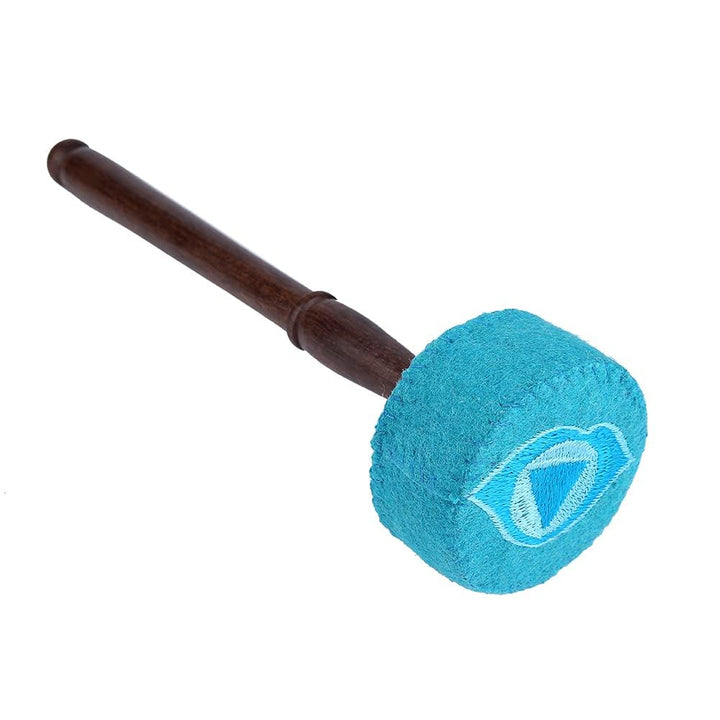 Tibetische Klangschale Stürmer Mallet Hand Made Hartholz Filz Mallet Stick Buddhismus Anlage(Hellbla