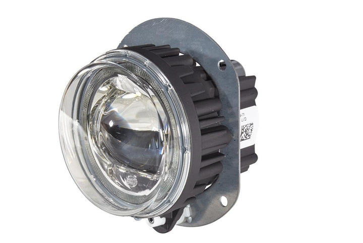 HELLA - LED-Nebelscheinwerfer - 90mm Performance L4060 - 12/24V - rund - Einbau - glasklare Streusch