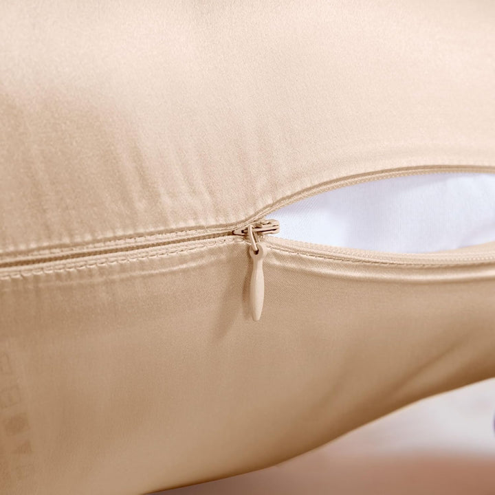 THXSILK Luxus 100% 19 Momme Seide Kissenbezug Kissenhülle mit Reissverschluss - Seide Kissen Bezug -