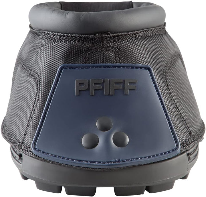 Pfiff 102855 Pferde Hufschuh Behandlungsschuh, 1 Stück, Schwarz-Blau Gr. 3 1 Stück 3, 1 Stück 3