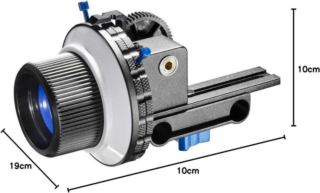 Walimex Pro Follow Focus Twin-Stop Schärfezieheinrichtung, Follow Focus Twin-Stop