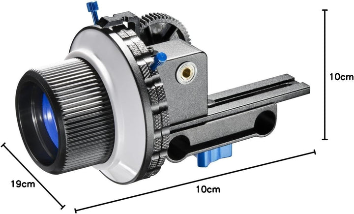 Walimex Pro Follow Focus Twin-Stop Schärfezieheinrichtung, Follow Focus Twin-Stop