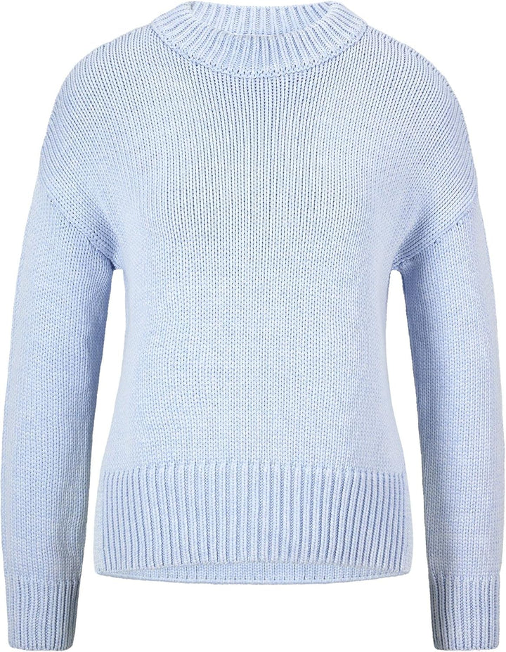 HUGO Damen Smegina Knitted-Sweater S Blau, S Blau