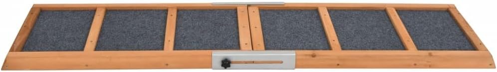 vidaXL Hunderampe Grün 120x30 cm Massivholz Tanne Grün 120 x 30 cm, Grün 120 x 30 cm