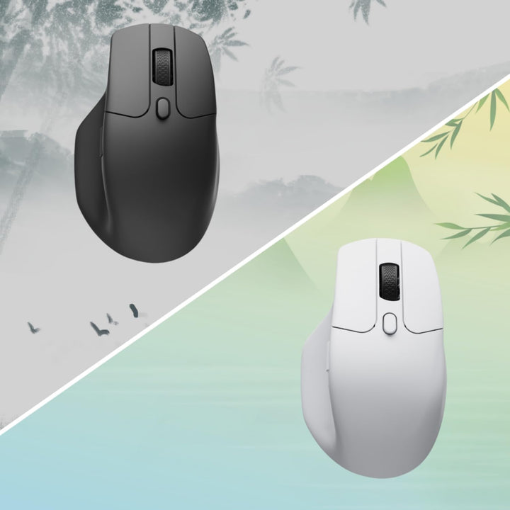 Keychron M6 Wireless Bluetooth/2.4 GHz/Kabelgebundene Optische Maus,1000Hz Leichtgewicht 78g Program