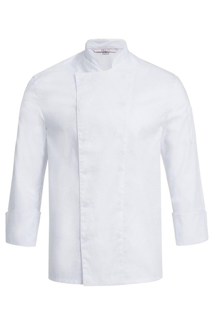 GREIFF 5580 Herren Kochjacke Cuisine Basic XS Weiss, XS Weiß