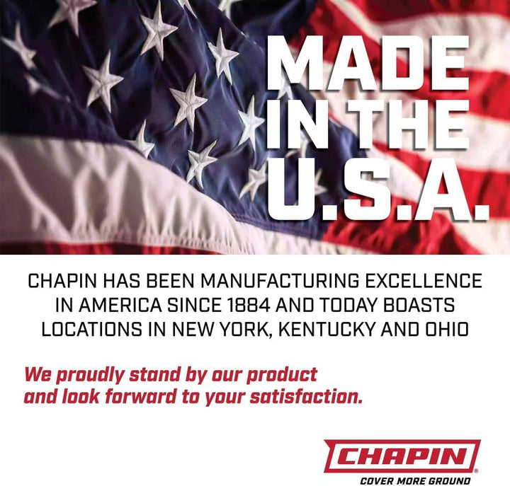 Chapin 20003 Made in USA 3 Gallonen Rasen- und Gartenpumpen-Drucksprüher, zum Sprühen von Pflanzen,