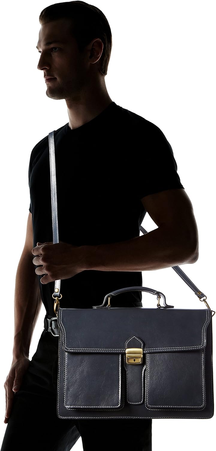 Belli Design Bag B italienische Leder Businesstasche Arbeitstasche Messenger Aktentasche Lehrertasch
