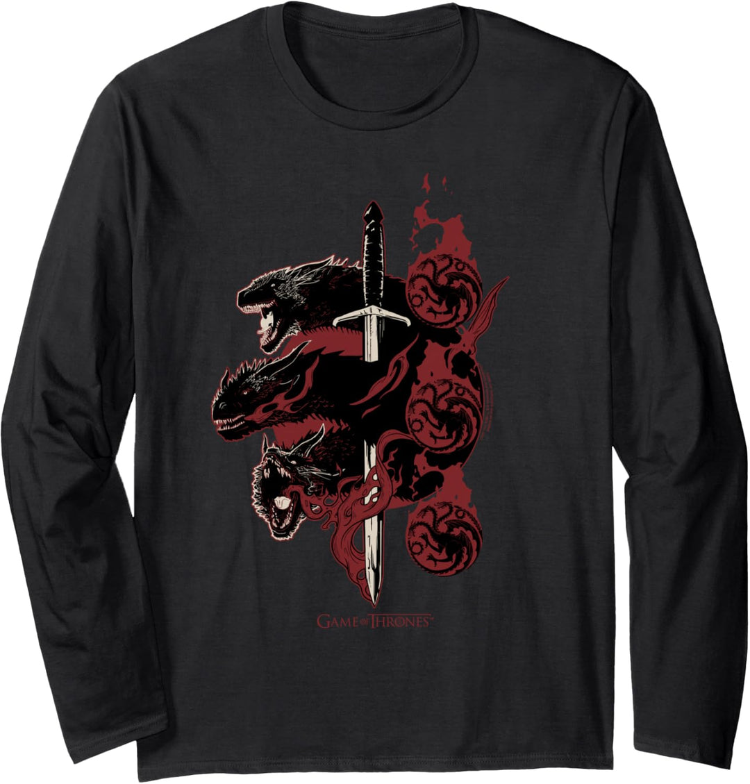 Game of Thrones Targaryen Dragons Langarmshirt