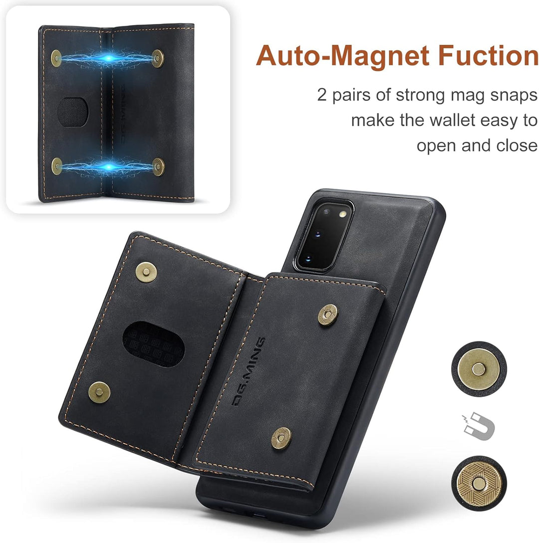 UDBKKDX 2 in 1 Handyhülle für Samsung Galaxy Z Fold 3, abnehmbare Brieftasche und magnetische Adsorp