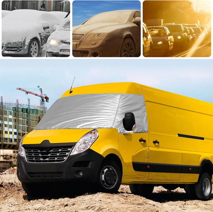 Frontscheibe Wrap Cover Ersatz für Renault Master 2010-2023, Ersatz für Opel Movano 2010-2023, Auto