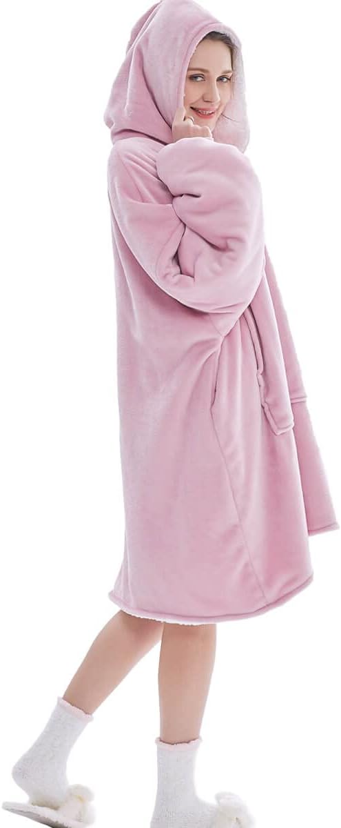 Übergrosse Hoodie Sweatshirt, Original Decke Sweatshirt, super weiche gemütliche warme komfortable R