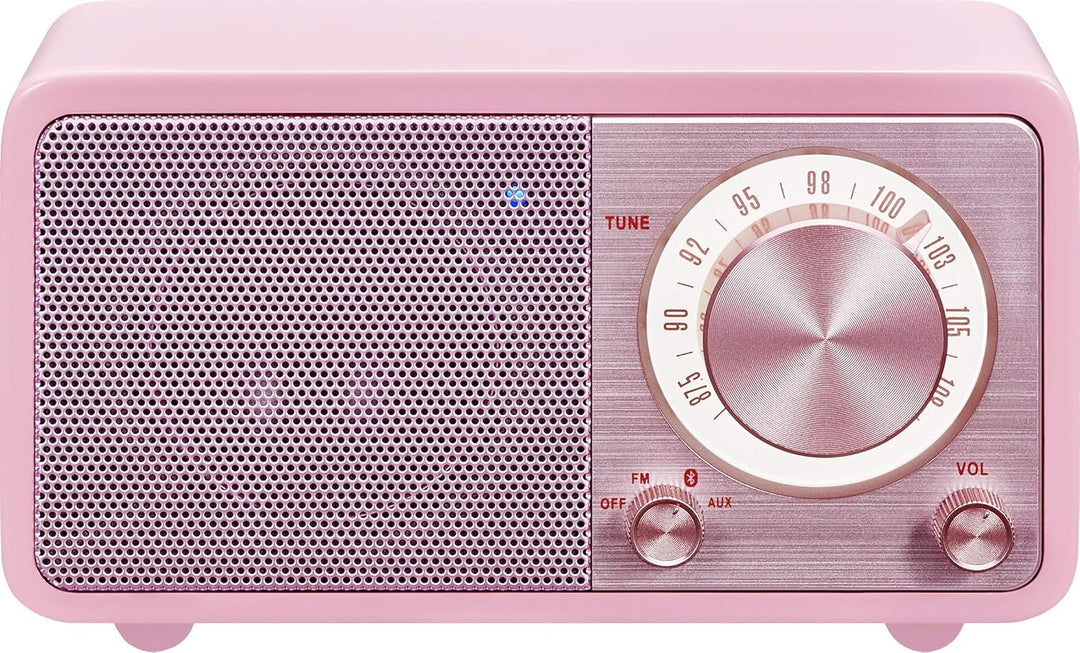 Sangean WR-7 tragbares Desktop-Radio (FM-RDS-Tuner, Bluetooth, AUX-In, integrierter Lautsprecher, Ak