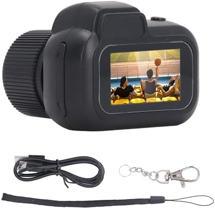 Mikro-Digitalkamera, 1080P, 2 MP, Kleine Videokamera mit 0,96-Zoll-Farbbildschirm, 100 Minuten Akkul