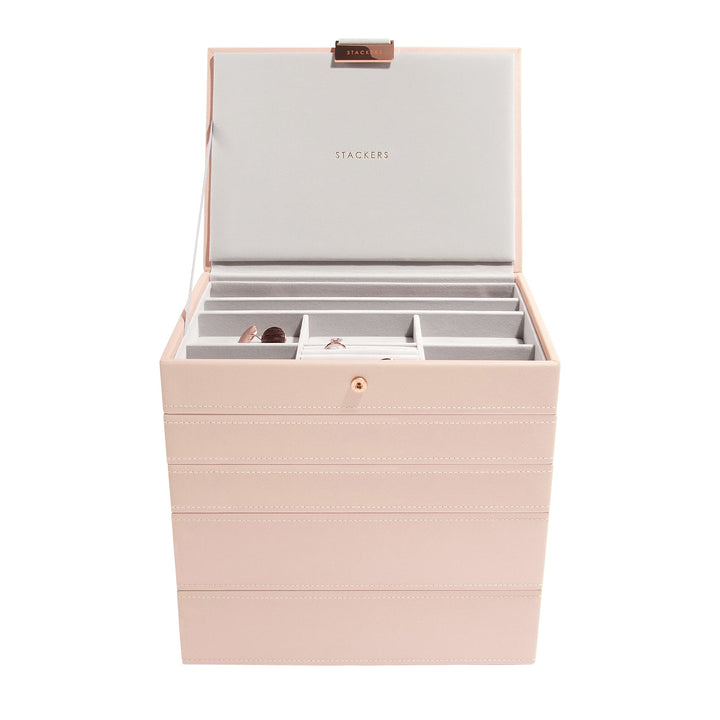 Stackers Blush Klassisch Schmuckschatulle - 5 Blush Pink, Blush Pink
