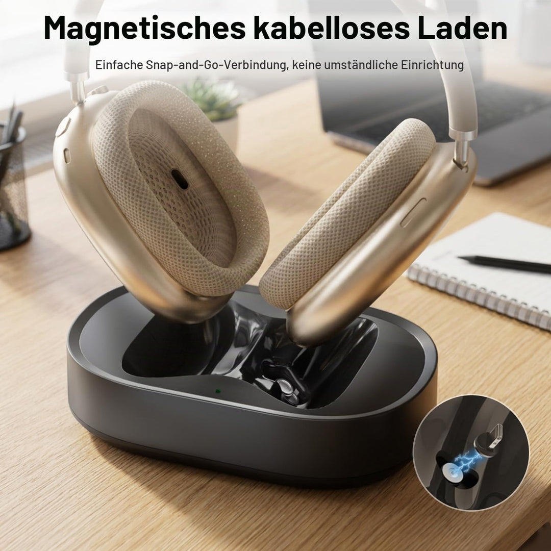 Magnetische Kabellose Ladestation für Apple AirPods Max (2020/2024) &amp; AirPods Max 2