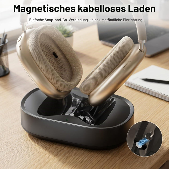 Magnetische Kabellose Ladestation für Apple AirPods Max (2020/2024) &amp; AirPods Max 2