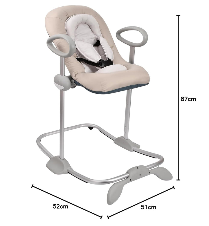 BÉABA Up & Down IV Babywippe – Höhenverstellbar, Unisex für Babys und Kleinkinder, 3 Neigungspositio
