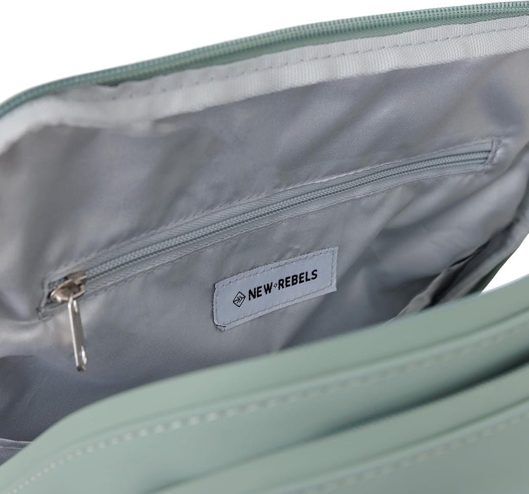 New Rebels William Milwaukee Salie Green 18L Rucksack Wasserabweisend Laptop 15.6"