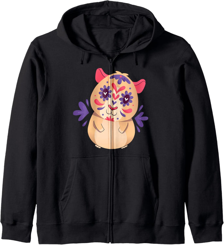 Süsse mexikanische Katze Cinco Heritage Skull Cats Kapuzenjacke