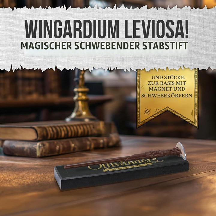 Harry Potter Schwebender Zauberstab-Stifte-Set, Sammlerstück, Geschenk für