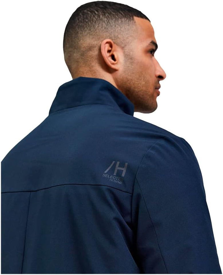 SELETED HOMME Herren Slhpeel Coat B Noos Jacke, Sky Captain
