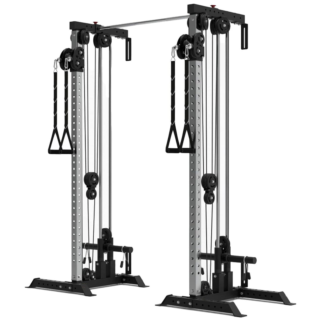 Train Hard® Wandmontage Latzugturm, Kabelzuganlage, Seilzugstation zur Brandneues Modell 2024 B:W1F0