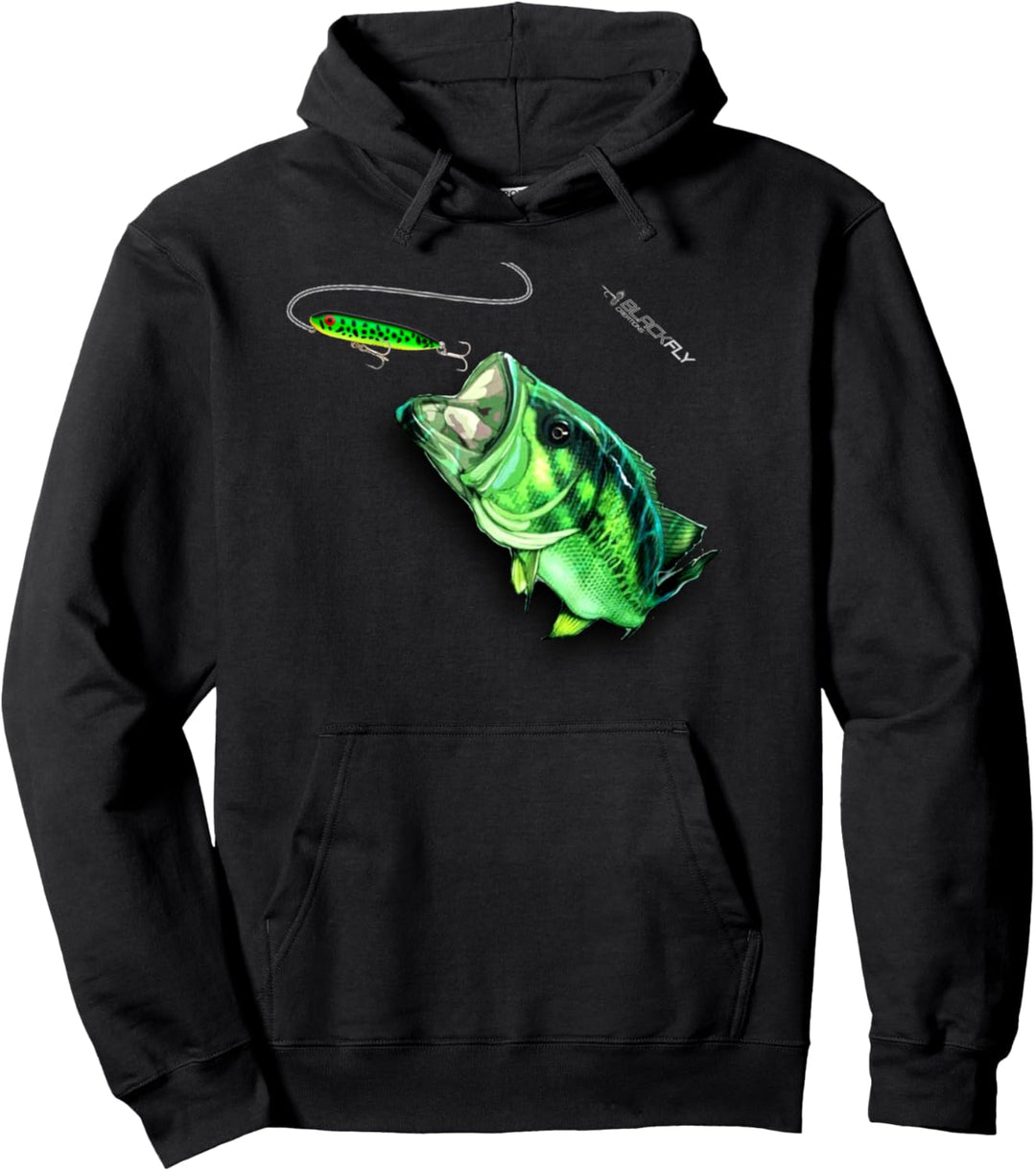 Benutzerdefinierte Bass Fishing Hoodies mit Topwater Spook Pullover Hoodie