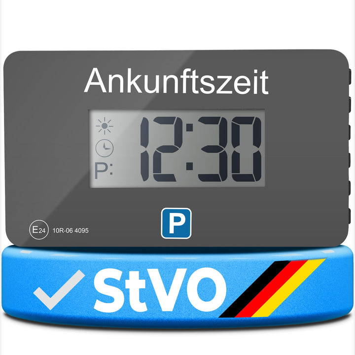 Parkwächter V1 automatische Parkscheibe gemäss der Strassenverkehrsordnung, Digitale Parkscheibe für