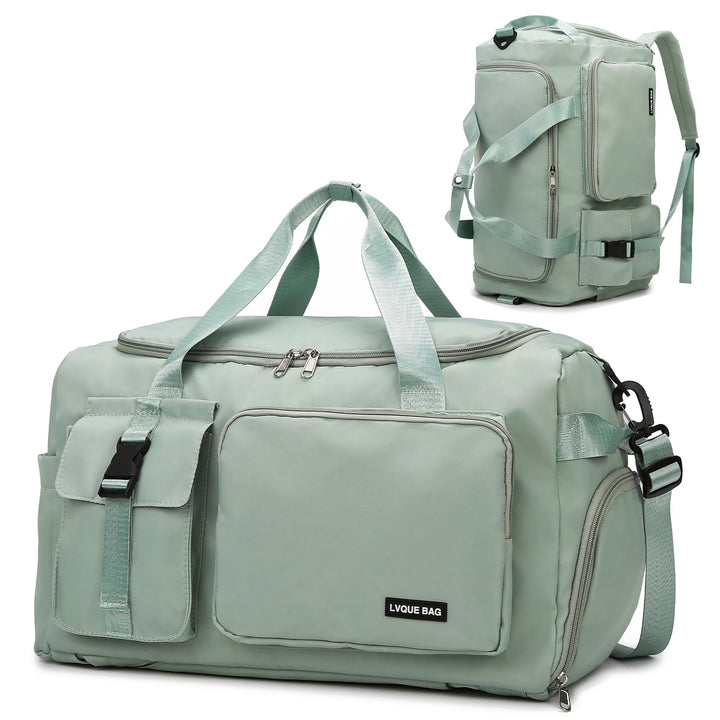 Suweir Sporttasche Damen Herren 42L Reisetasche mit Schuhfach Nassfach Wasserdicht Trainingstasche T