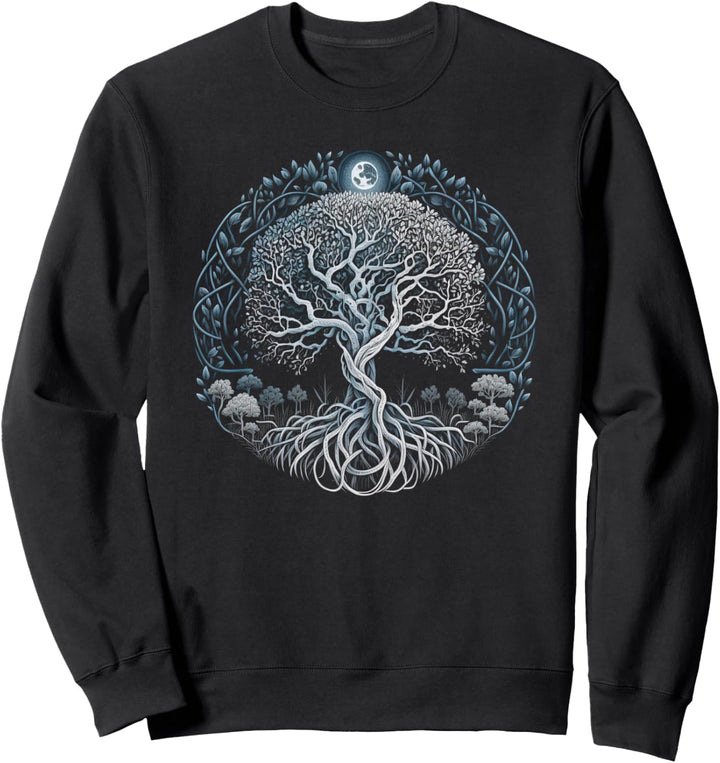 Baum des Lebens Yggdrasil Wikinger Midgard Thor Walhalla Sweatshirt