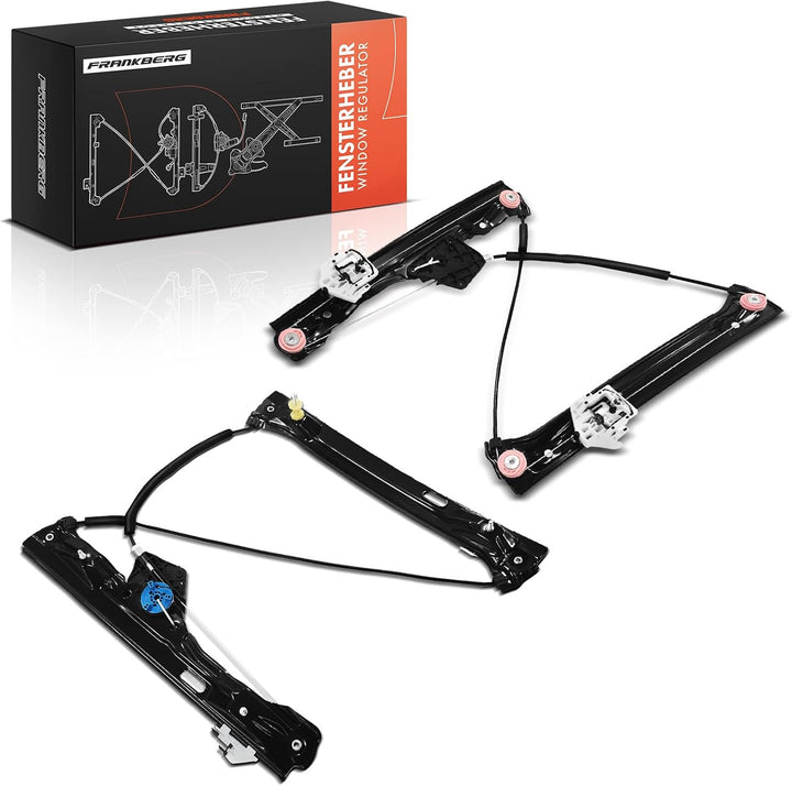 Frankberg 2x Fensterheber Elektrisch ohne Motor Vorne Links Rechts Kompatibel mit M.i.n.i Clubman F5