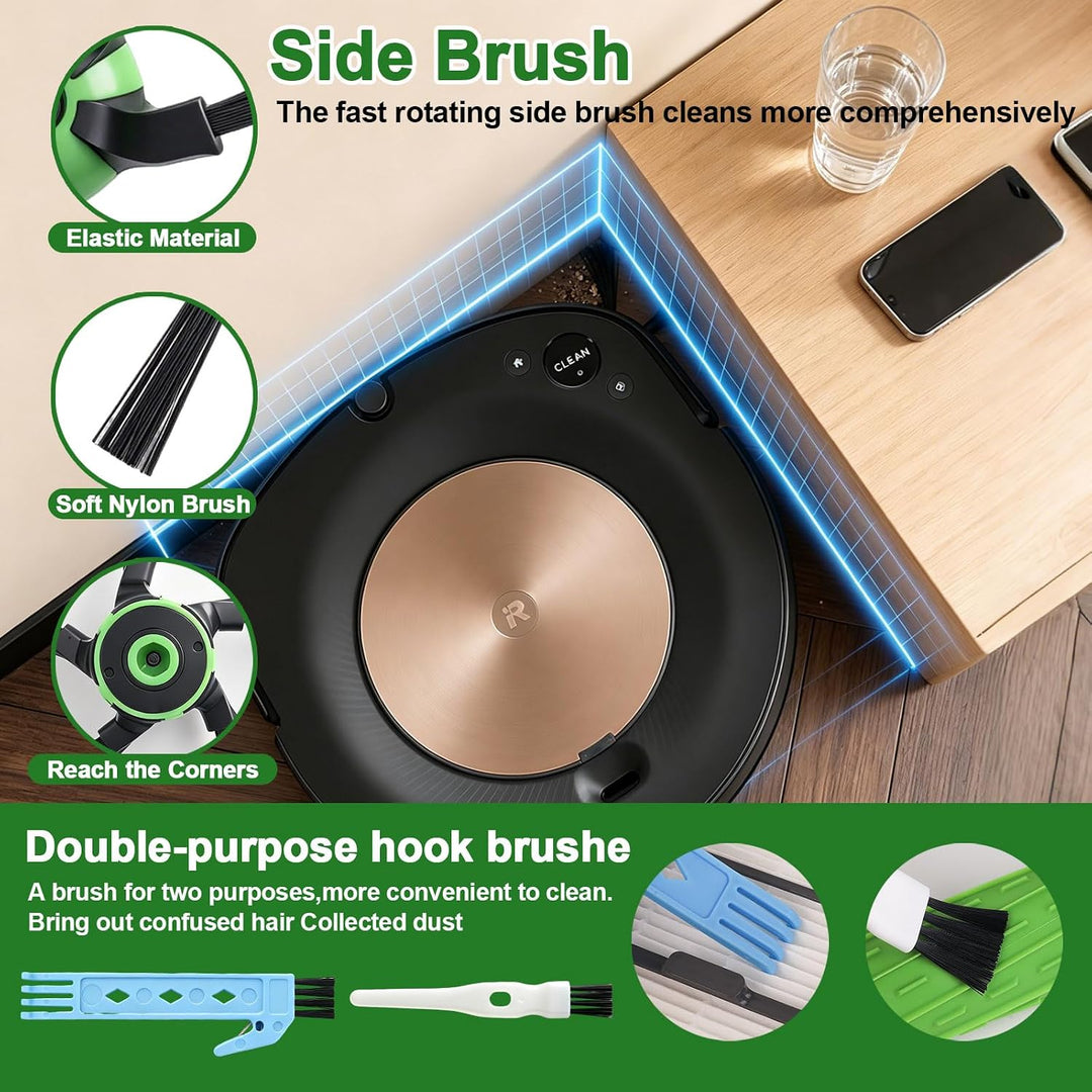 Ersatzteile passend für iRobot Roomba s9 (9150) s9 + s9 Plus (9550) Wi-Fi-Roboter-Staubsauger-Kits d