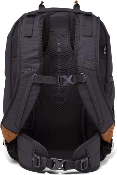 satch air Schulrucksack ab 5. Klasse gepolstert 26L Stauraum standfest Laptopfach Nordic Grey - Grau