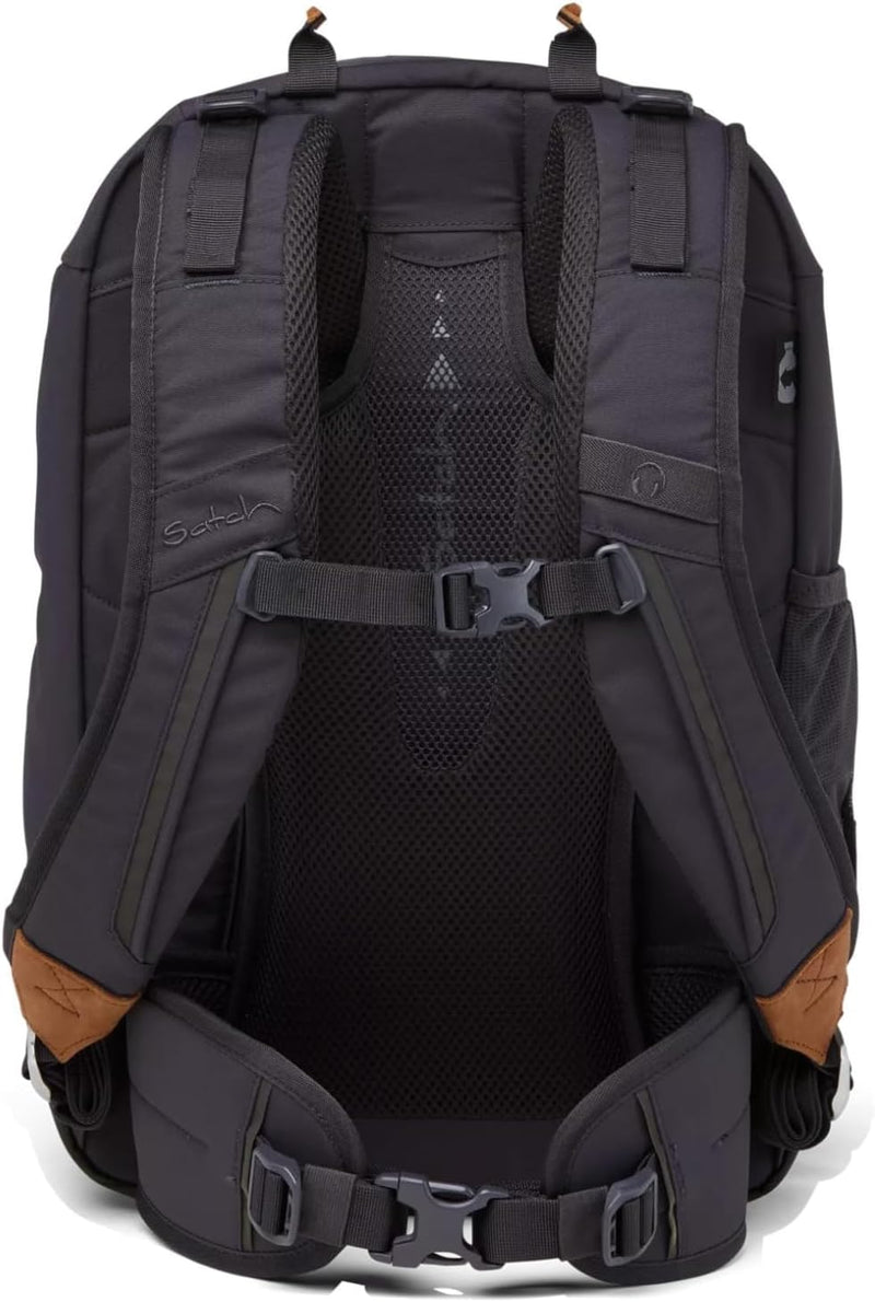 satch air Schulrucksack ab 5. Klasse gepolstert 26L Stauraum standfest Laptopfach Nordic Grey - Grau