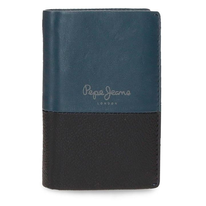 Pepe Jeans Dual Geldbörsen und Geldbörsen aus Rindsleder schwarz Khaki Marineblau Verschiedene Gröss