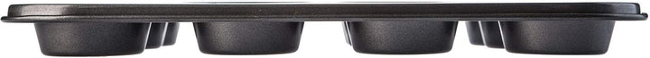 KADAX Muffinform 35 x 26.5 X 3 cm, Backform für 12 Muffins, aus Stahl, grosse Wölbungen, optimale Hi