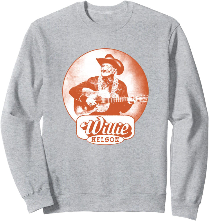 Offizielles Willie Nelson Gitarrenfoto Sweatshirt