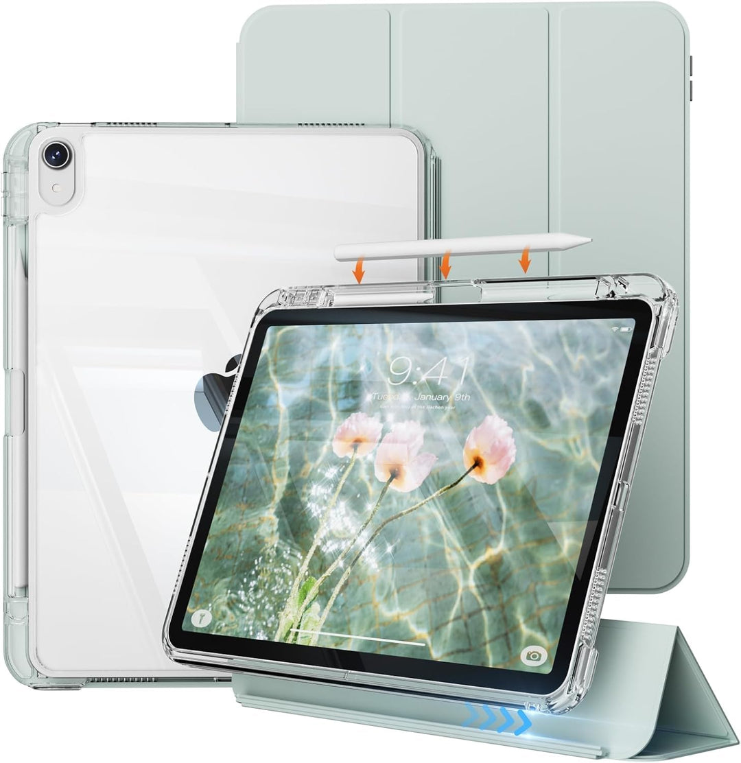 Hülle für iPad (A16) 11 Zoll (2025) & iPad 10. Generation (2022) mit Stifthalter, Stossfeste Schutzh