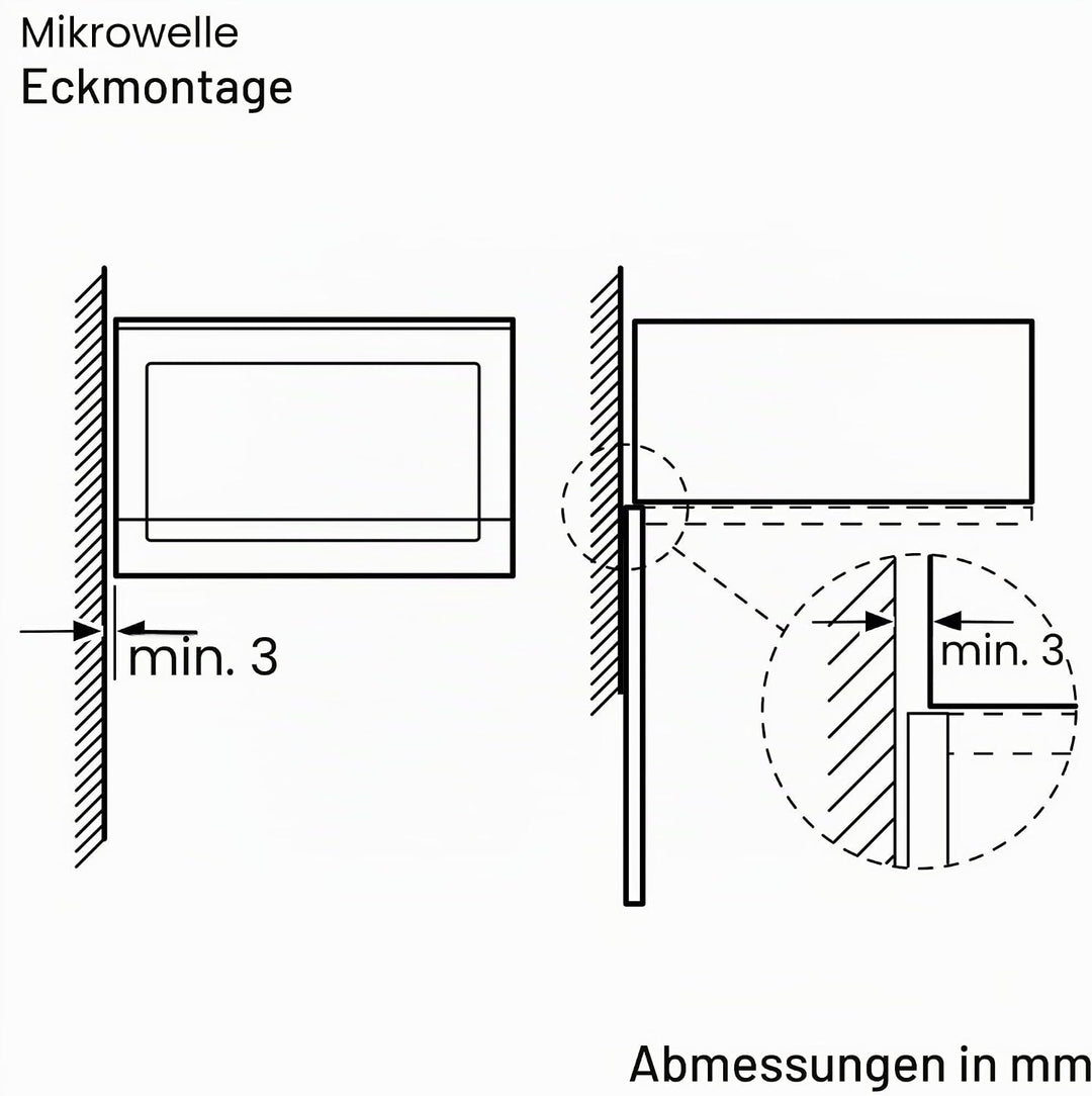 Balay 3CG5172N2 Mikrowelle, elektronisch, ohne Rahmen, 38 cm, 20 l, 5 F, Aqualisis, Ap. links, 8 Rez