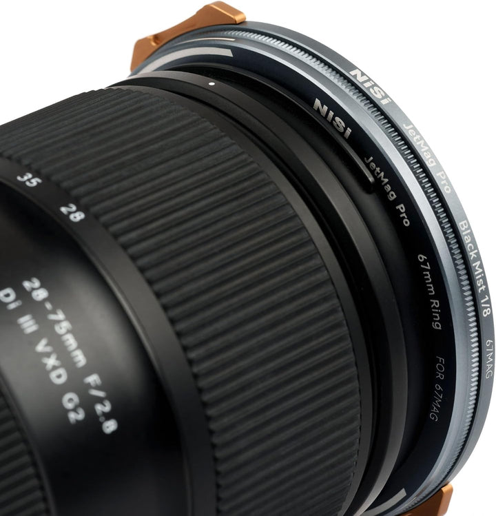 NiSi 67mm JetMag Pro Black Mist 1/8 Filter Magnetische Promist Filter für 67MAG System (Verwendung n