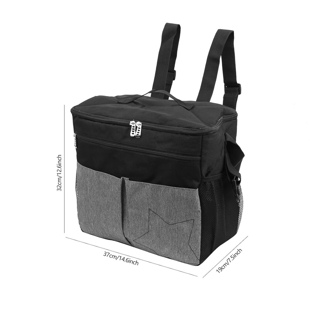 Mumie Messenger Wickeltasche, Kinderwagen mit grosser Kapazität Hanging Organizer Tragbare Reise Fra