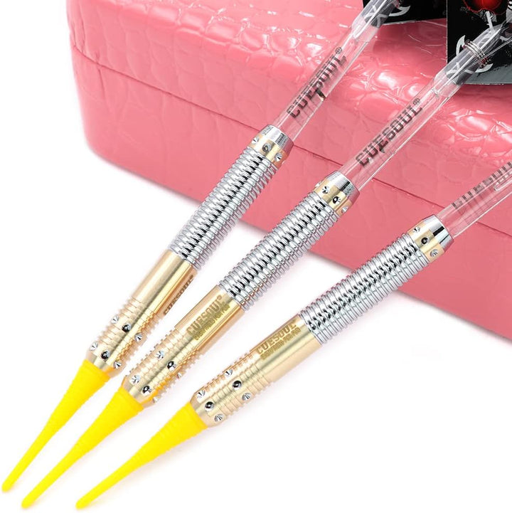 Cuesoul 16 Grams Deluxe Soft Tip Darts Set with Luxury Case（Dragon Series） JL-STL-B1107+D601, JL-STL