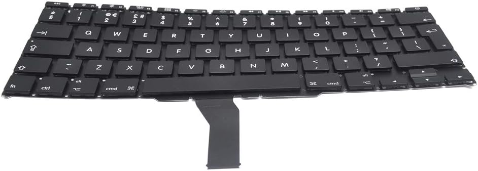 Padarsey Neue Laptop Schwarz Hintergrundbeleuchtung Tastatur UK Version QWERTY Kompatibel Für MacBoo