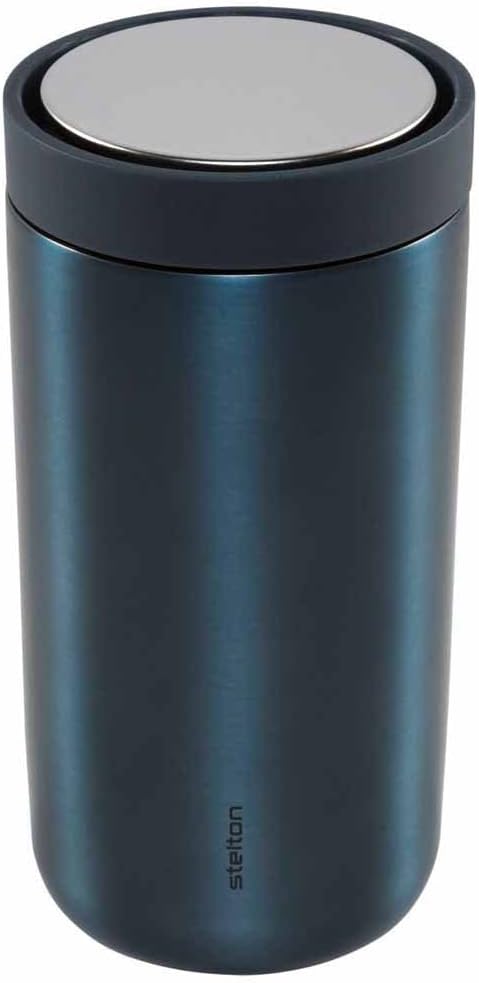 Stelton To-Go Click - Thermobecher, doppelwandige Isolierflasche - Rostfreier, auslaufsicherer Kaffe