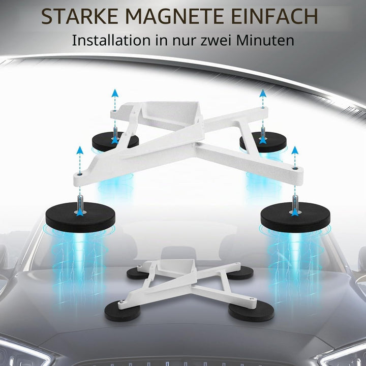 Starlink Mini Mount Auto Dachhalterung, Magnetisches Befestigungsset Kompatibel mit Starlink Mini, M