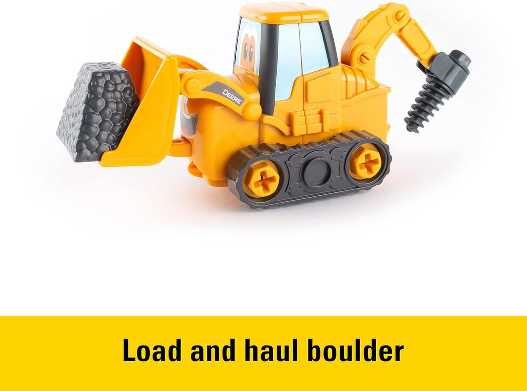 JOHN DEERE 47278 Kids Build A Buddy Deluxe Baggerlader, Bagge Kinder, Bauernhof, Traktor Spielzeug f